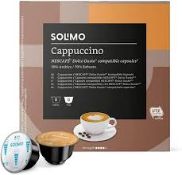 *RRP £100 X5 Boxed Solimo Cappuccino Pods Bbe-10.23