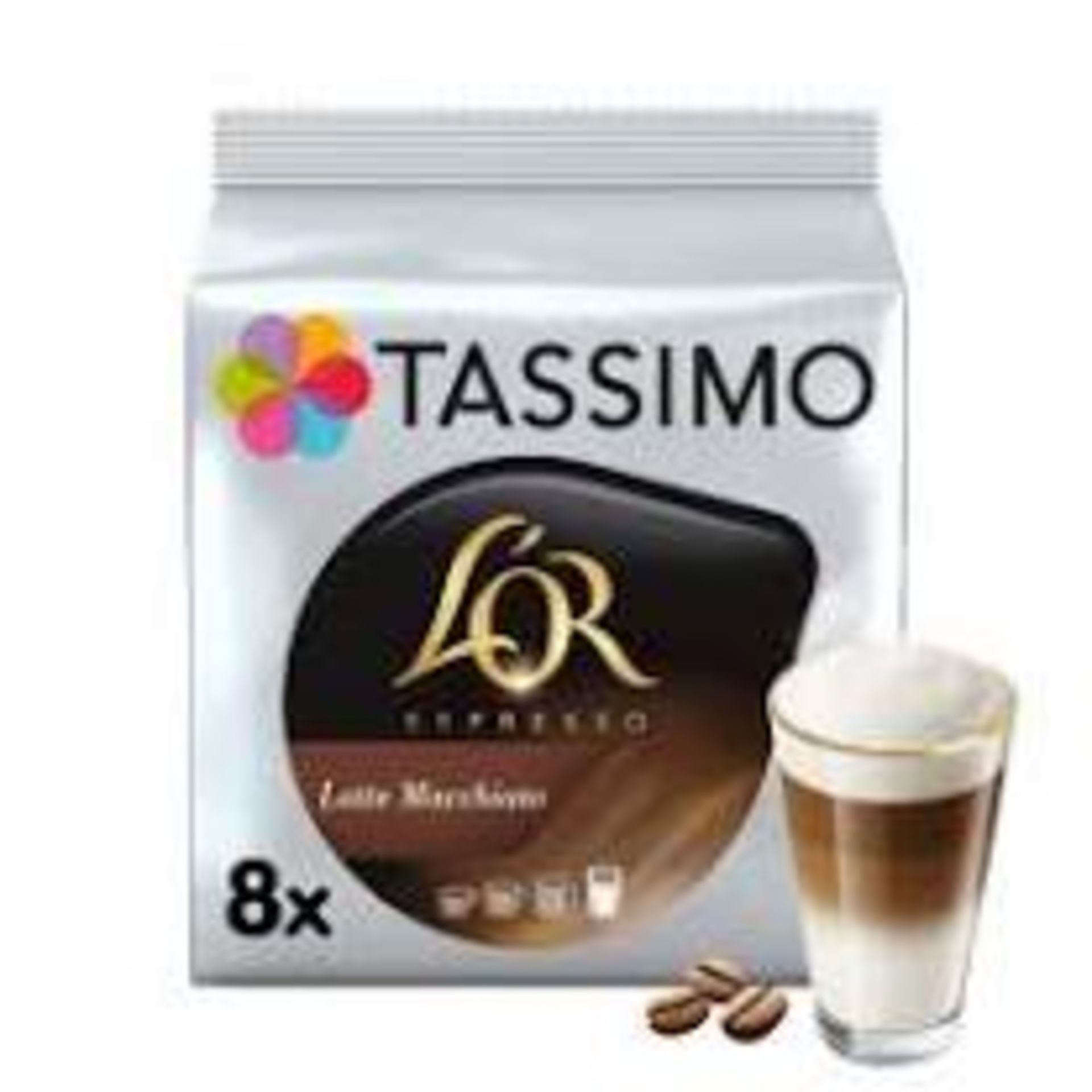 RRP £125 X5 Boxes Tassimo Latte Macchiato Bbe-1.24