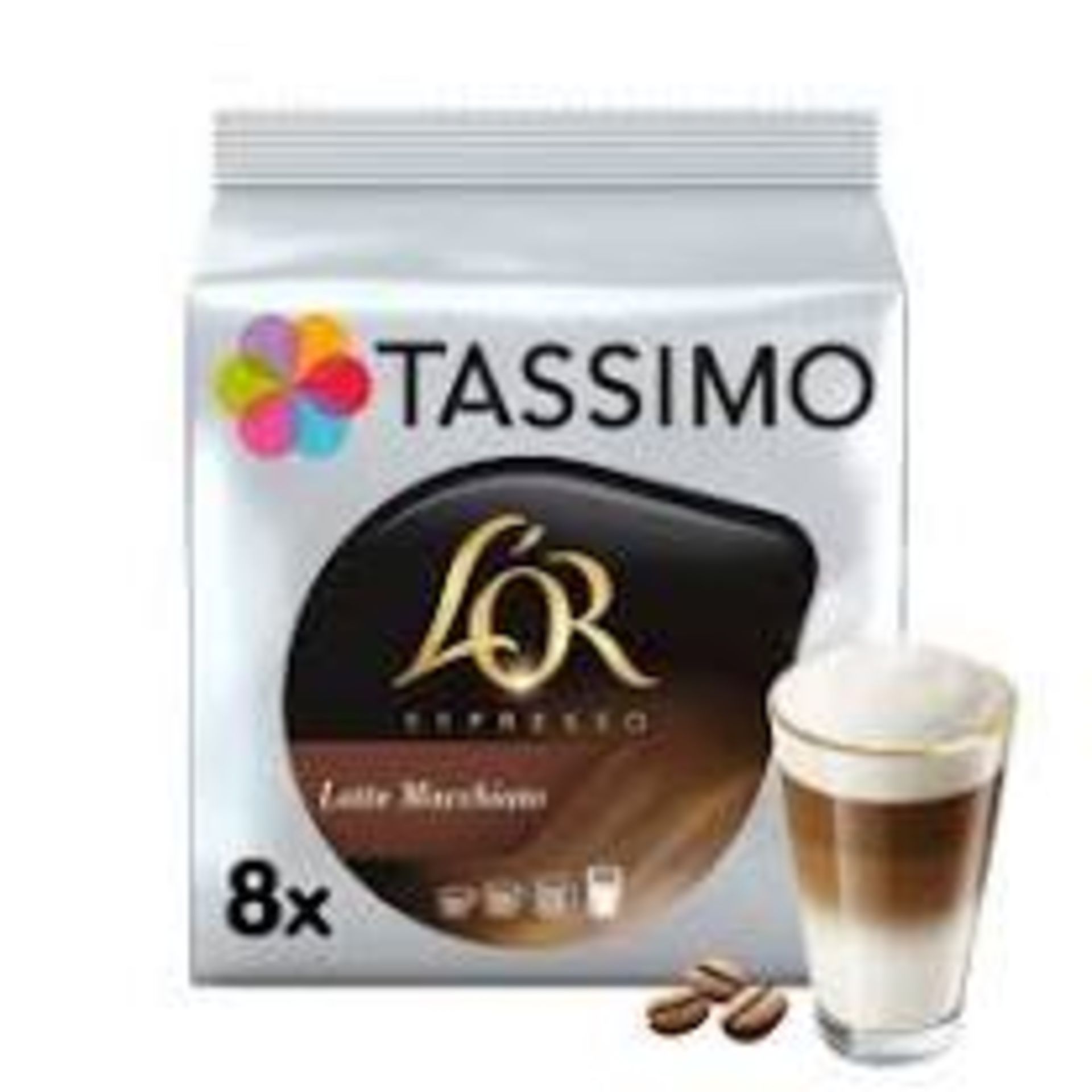 RRP £125 X5 Tassimo Latte Macchiato Bbe-1.24