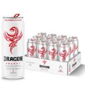 RRP £200 Dragon Sugar Free Energy Drinks. Bbe 01,24.