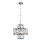 £110 5591-1CC Glacier Ceiling Pendant - Chrome & Acrylic (Condition Reports Available On Request)(