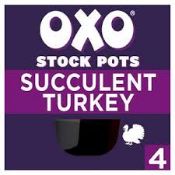 *RRP £420 Oxo Stock Pots Succulent Chicken And Succulent Turkey Flavours, X167. Bbe 12/23.