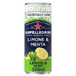 *RRP £400 Sanpellegrino Lemon And Mint X20 Cases. Bbe 12/23.