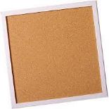 RRP £125 Brand New - Boards Plus Cork Board- 105X75Cm Alloy Frame X5