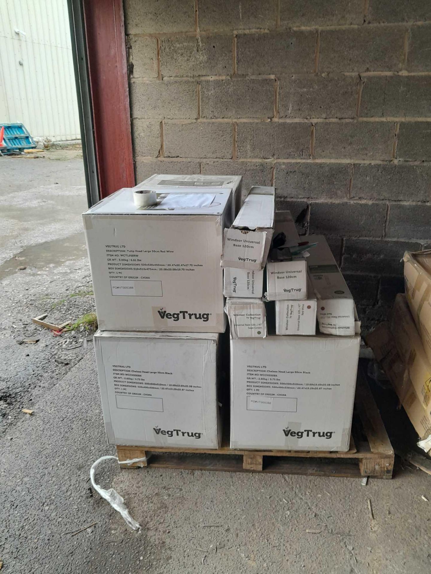 RRP £550 - Pallet Containing Brand New Windsor Veg Trugs (6 X Heads, 6 X Bases) - Image 2 of 2