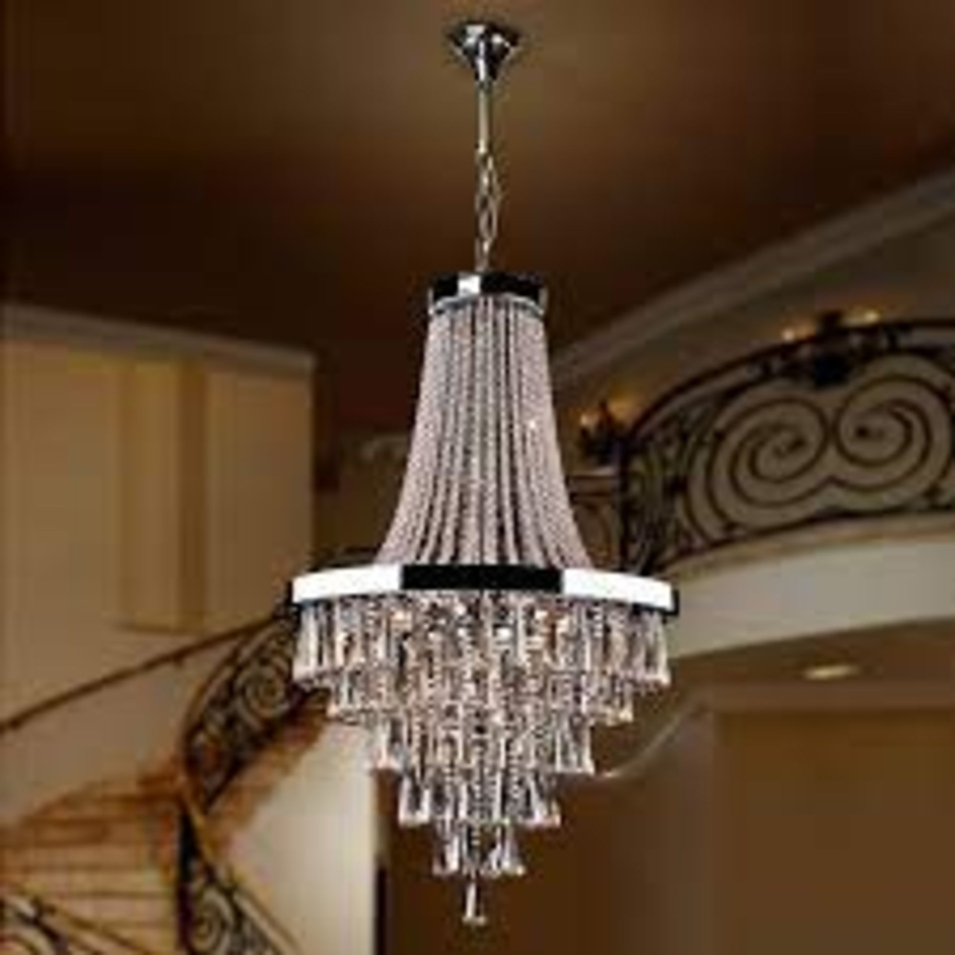 RRP £400 - Cage Containing Mixed Items Such As Chandelier And Much More