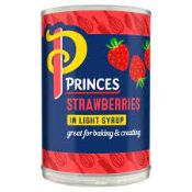 RRP £452 Princes Strawberries In Syrup And More. Bbe 05/24.