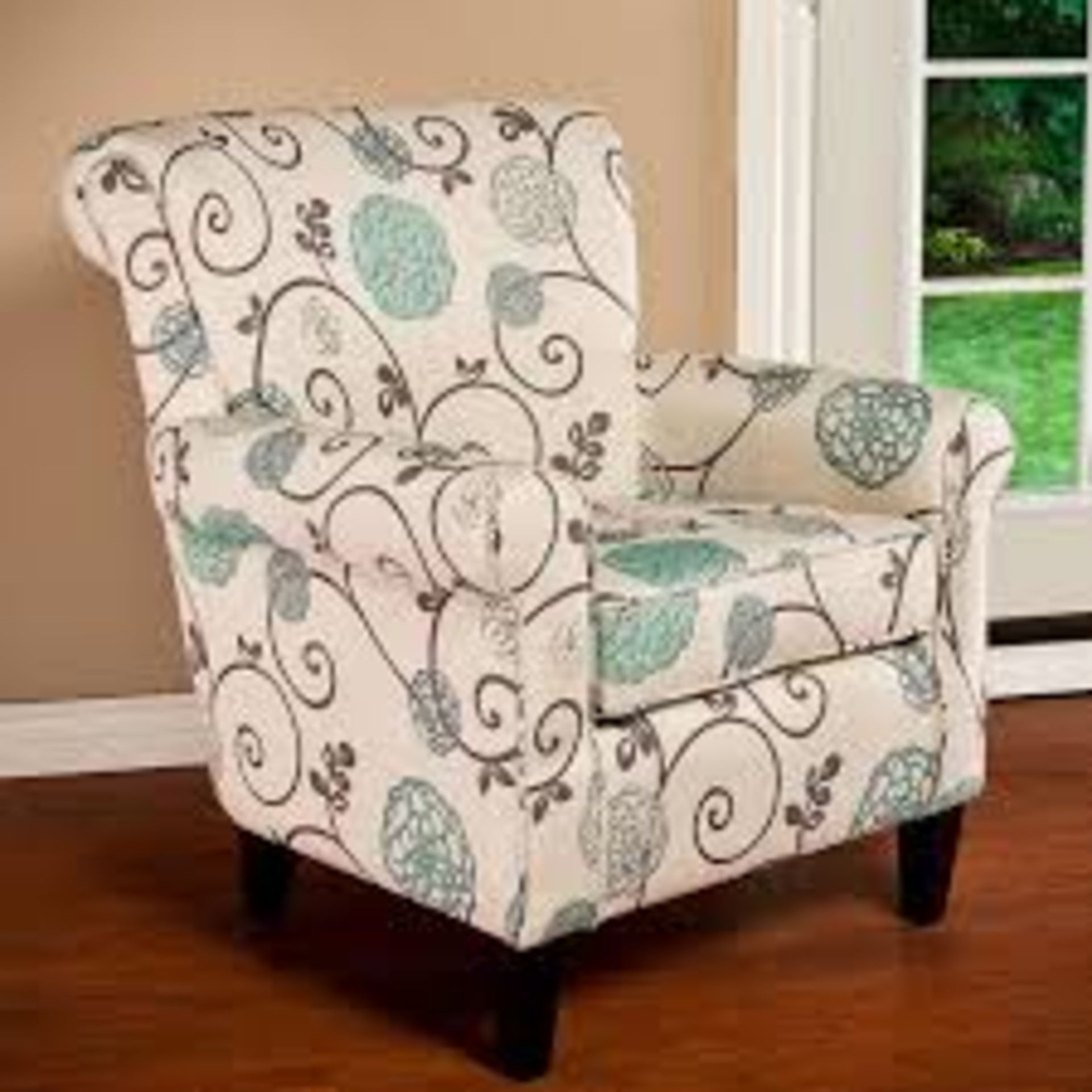 RRP £320 Ex Display Floral Armchair