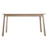 RRP £350 Ex Display Wycombe 150Cm Table In Pine Finish With Cylinder Legs (Marks Present)