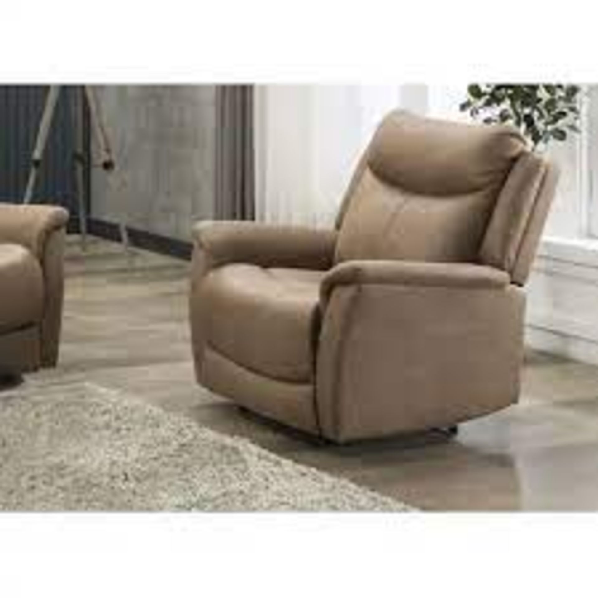 RRP £380 Ex Display Brown Recliner Armchair