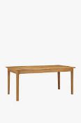 RRP £500 Brand New Boxed Hudson Living Camden Dining Table Rustic Finish (2 Parts )