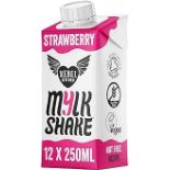 *RRP £330 Rebel Kitchen Milkshake, X33(12X250Ml Cartons). BBE 02/24.