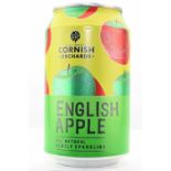 RRP £540 Cornish Orchards English Apple X27 (Can330Mlx24). BBE 03/24.