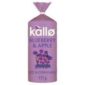 *RRP £250 Kallo Blueberry And Vanilla 131G X100. Bbe 02,24.