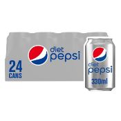 RRP £300 Diet Pepsi X20 (24X330Ml). Bbe 05/24
