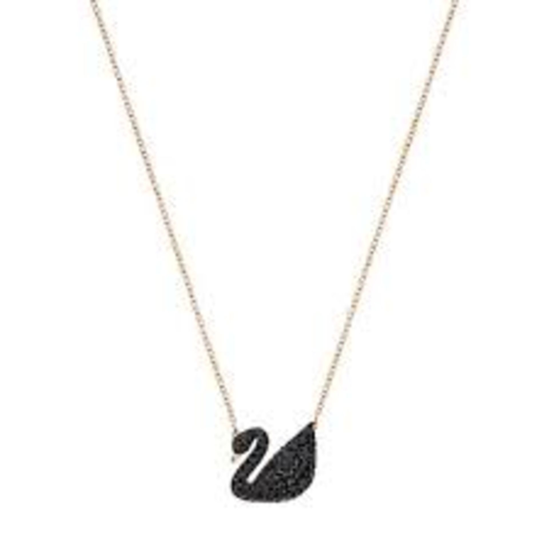 RRP £155 Swarovski Moon & Stars Necklace & Swarovski Black Swan Pendant - Image 2 of 2