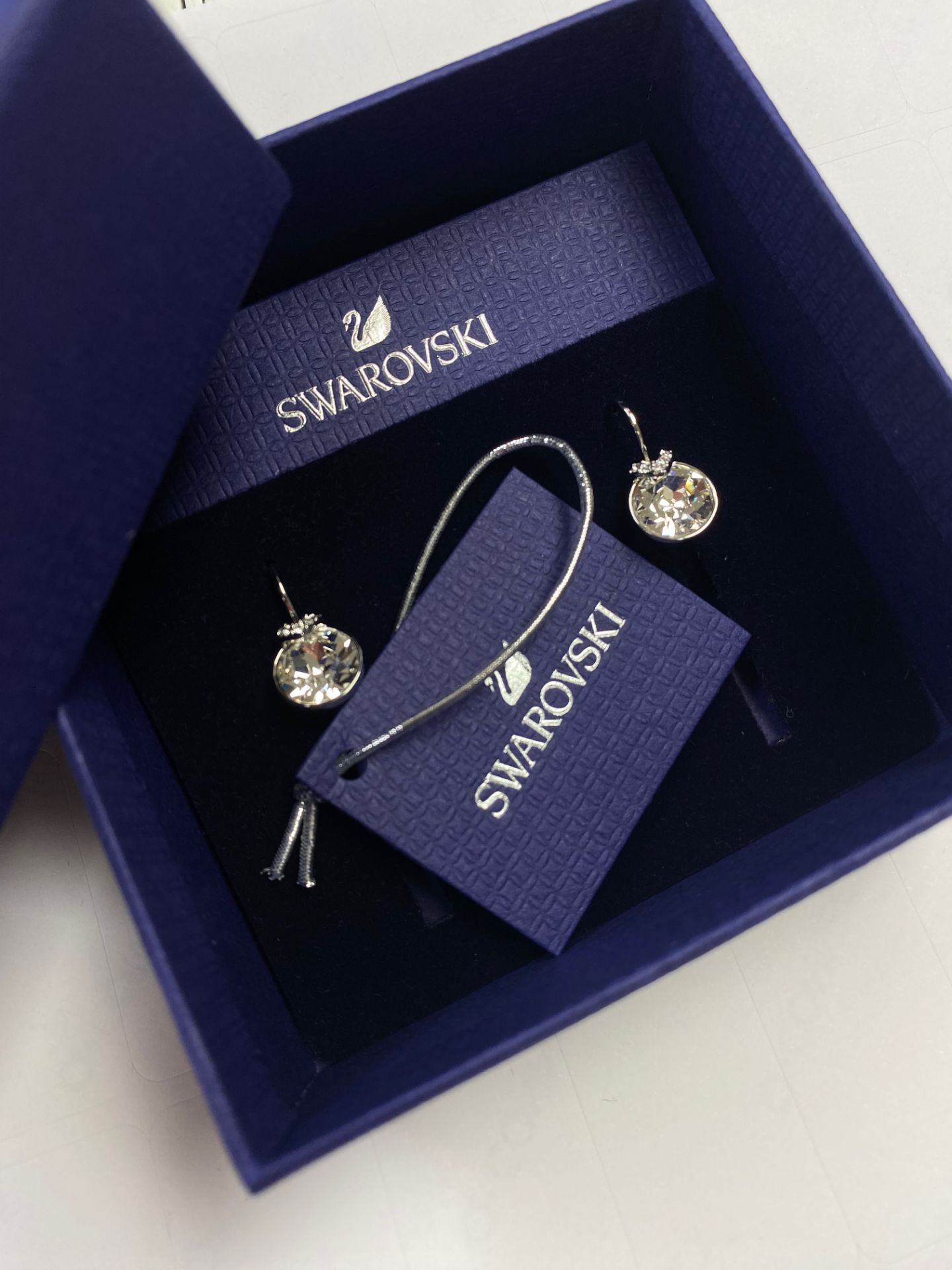 RRP £188 Swarovski Meteora Bangle & Swarovski Bella Earrings - Image 2 of 2