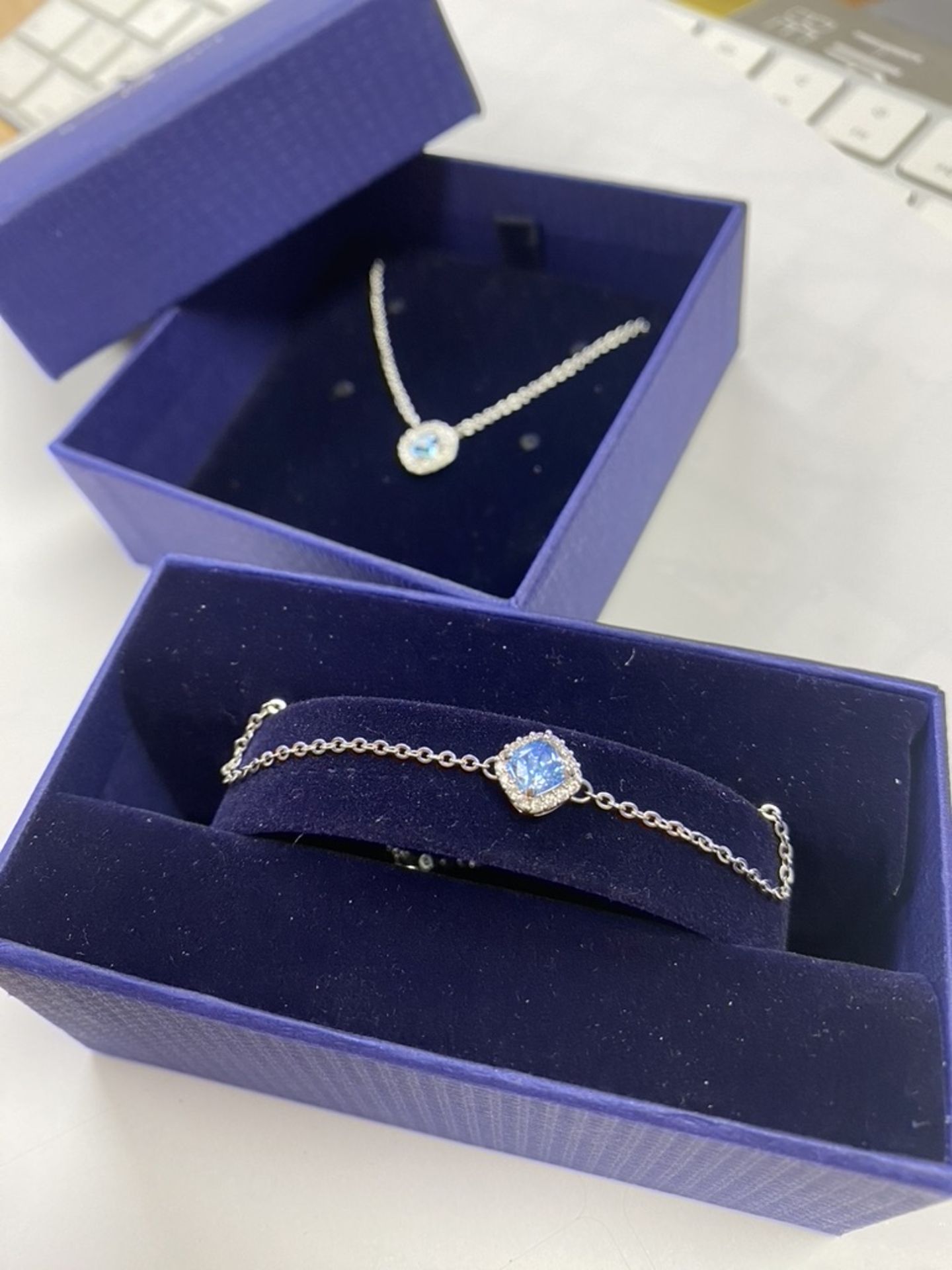 RRP £180 Swarovski Angelic Square Necklace & Swarovski Angelic Stone Bracelet - Image 2 of 3