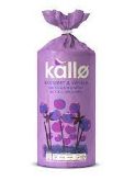 *RRP £250 Kallo Blueberry And Vanilla 100X131G Bbe 3.24