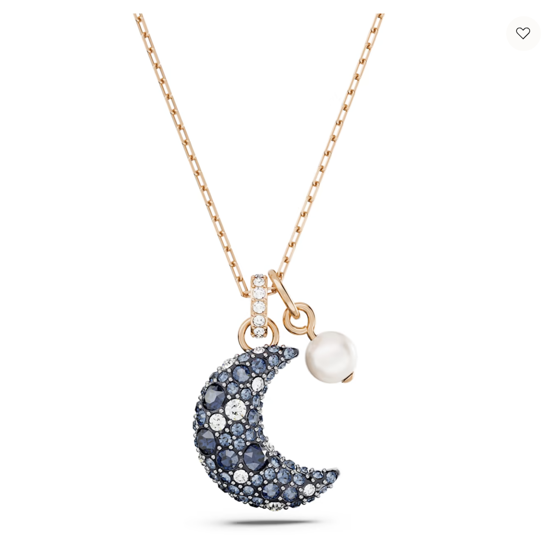 RRP £240 Swarovski Lifelong Heart Bracelet &Swarovski Moon Luna Necklace - Image 3 of 5