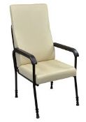 RRP £190 Ex Display Cream Orthopaedic Waiting Chair