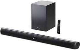 RRP £120.Boxed Like New Sharp Soundbar With Sub