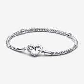 RRP £110 Pandora Heart Clasp Bracelet & Pandora Infinity Heart Charm