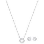 RRP £166 Swarovski Angelic Earrings & Necklace