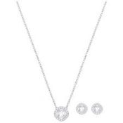 RRP £166 Swarovski Angelic Earrings & Necklace