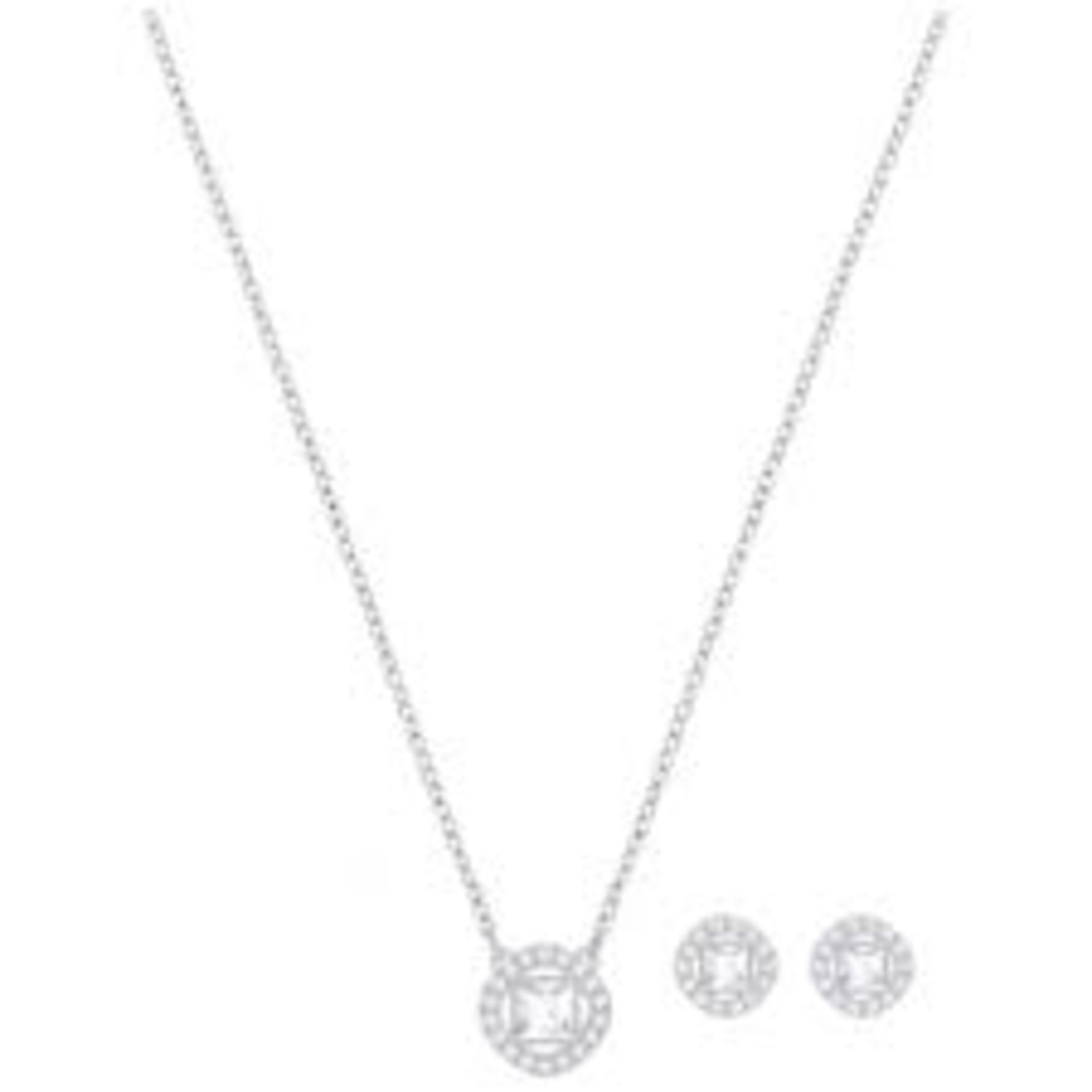 RRP £166 Swarovski Angelic Earrings & Necklace