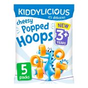 RRP £435 Kiddylicious cheese Popped Hoops 3X50G [×2] & More. BBE 4.24