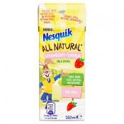 *RRP £260 Nestlé Nesquik Strawberry 10X180Ml [×13] Bbe 1.24