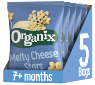 *RRP £305 Organix Melty Cheese Stars 5X20G [×18] Bbe 3.24 & More.