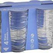 RRP £120 Brand New Boxed Ravenhead Glasses X4 45Cl