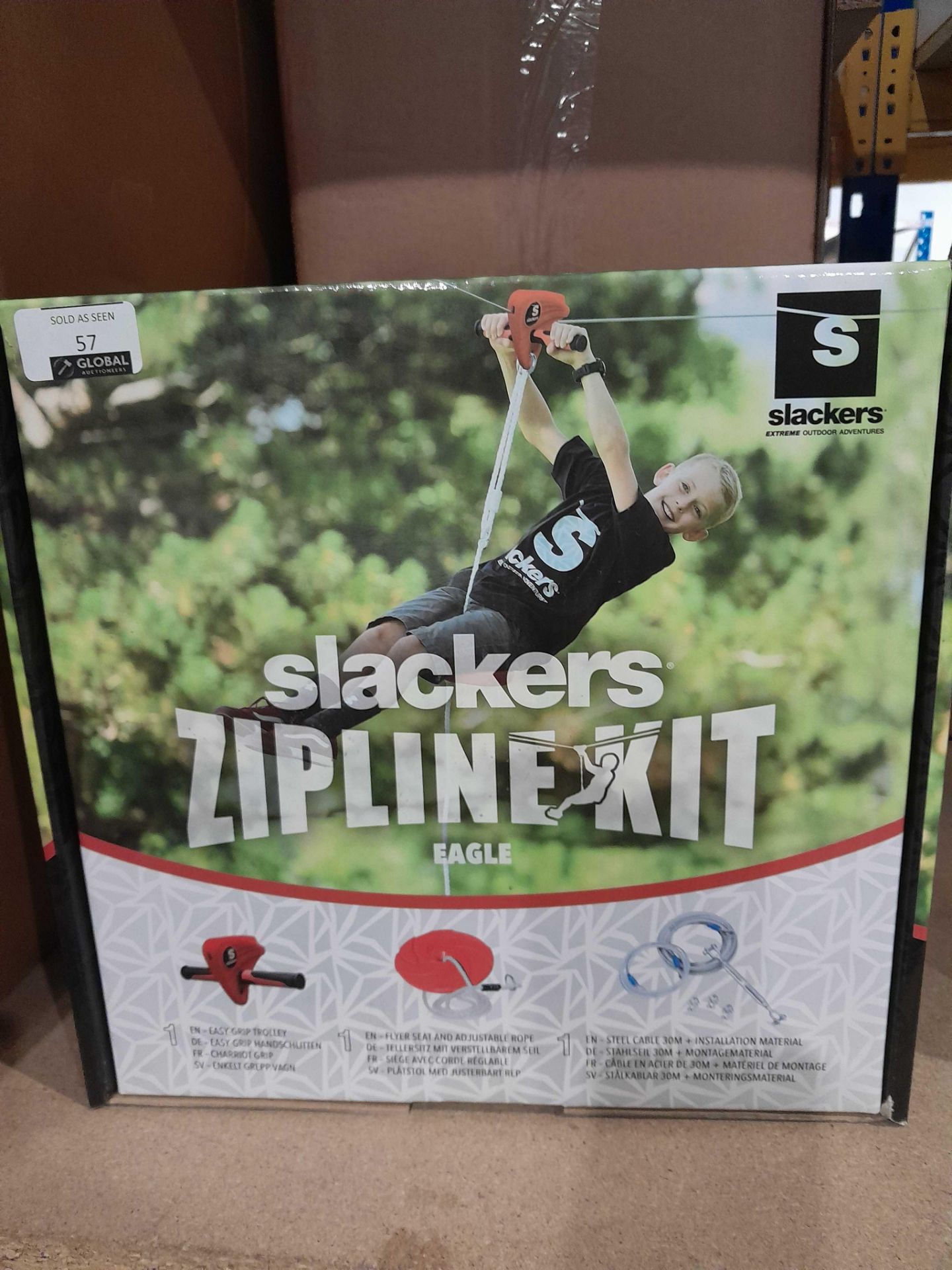 RRP £130 Brand New Boxed Slackers Zipline Kit X1. - Image 2 of 2