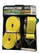 RRP £75 Brand New X5 Brookstone Tie Down Ratchet Straps