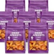 *RRP £200 Amazon Branded Dried Prunes X17, Dried Apricots X3 (7X200G). Bbe 03,24.