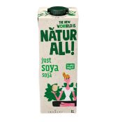 RRP £420 Natur All! Just Soya Uht Soy-Based Drinks, X21 (6X1L). Bbe 04,24.