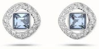 RRP £150 Swarovski Angelic Stud Earrings , Swarovski Angelic Blue Stud Earrings & Jewellery Storage