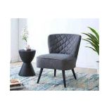 RRP £255 Brand New Boxed Henry Bedroom Chair In Navy