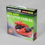 RRP £100 Brand New X10 Brookstone 200Amp Booster Cables 2M