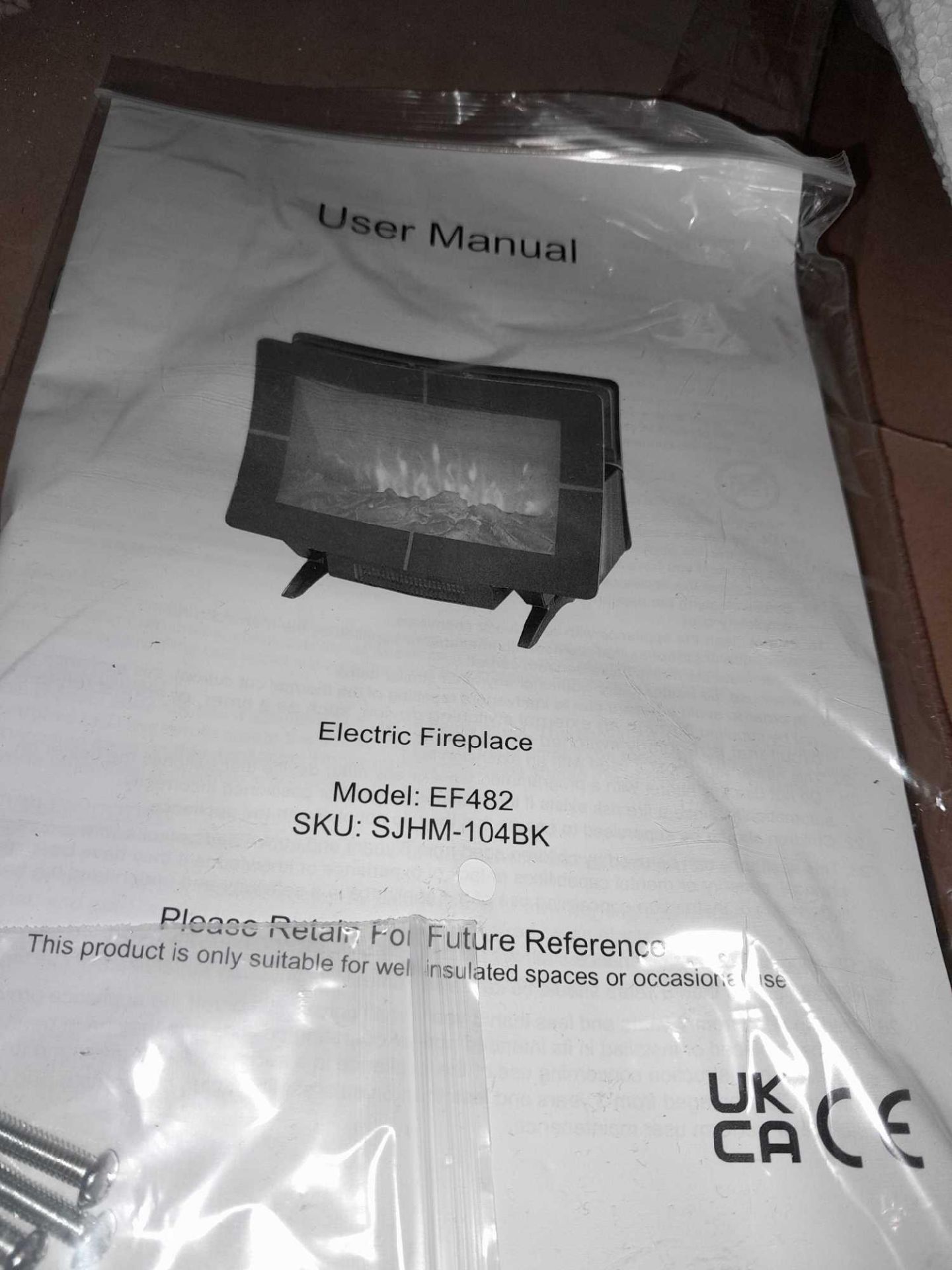 RRP £140 Brand New Boxed Electric Fireplace - Image 2 of 2