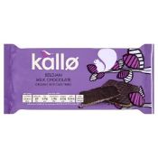 RRP £315 Kallo Belgian Milk Chocolate Rice Cake Thins, X105 Packs. Bbe 05,24.