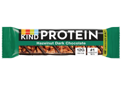 *RRP £360 Kind Protein Hazelnut Dark Chocolate, X18 (12X50G Bars). Bbe 20,03,24