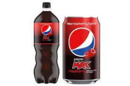 RRP £300 Assorted Drinks Pallet Includes Pepsi Max Raspberry X3 8X330Ml & More BBE 05/24