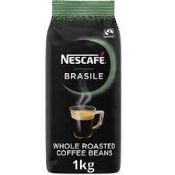 RRP £400 Assorted Coffee Including Nescafe Brasile X10 1Kg, Cafepod X2 99G And More. Bbe 04,24.