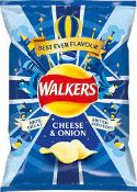 RRP £200 Assorted Crisp Lot Includes X3 Walkers Cheese And Onion 48X32.5G And More. Bbe 30,03,24.