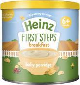 RRP £260 Assorted Baby Foods And Milk Including Heinz, Sma And More. Bbe 09,24.