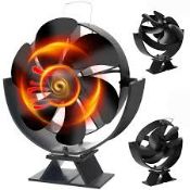 RRP £380 X19 Brand New Hullen 6 Blade Wood Stove Fan