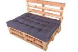 RRP £120 Brand New X2 Chicreat Pallet Back Cushion120X40X20/10Cm